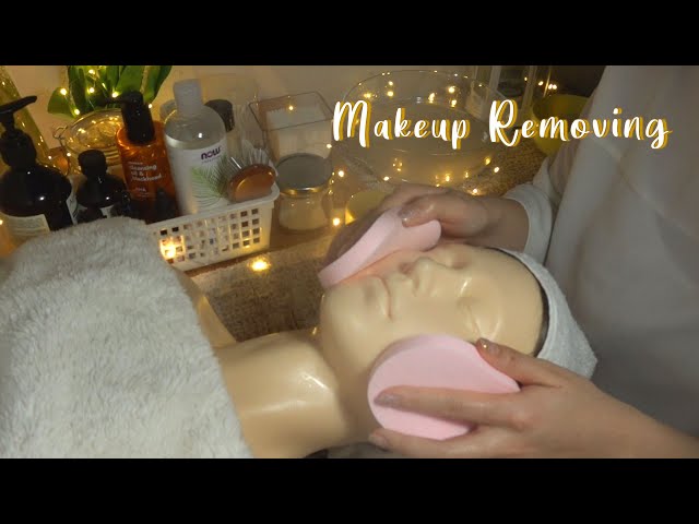 ASMR 🎧 Relaxing Facial Treatment SPA (Soft spoken) | Cleansing, Rubbing, Massage, etc