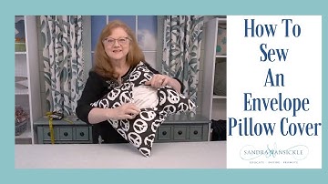 How to Sew an Envelope Pillow Cover