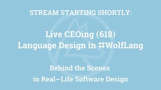 Live CEOing Ep 618: Language Design in Wolfram Language [SubmatrixReplace, Random Dates & More]