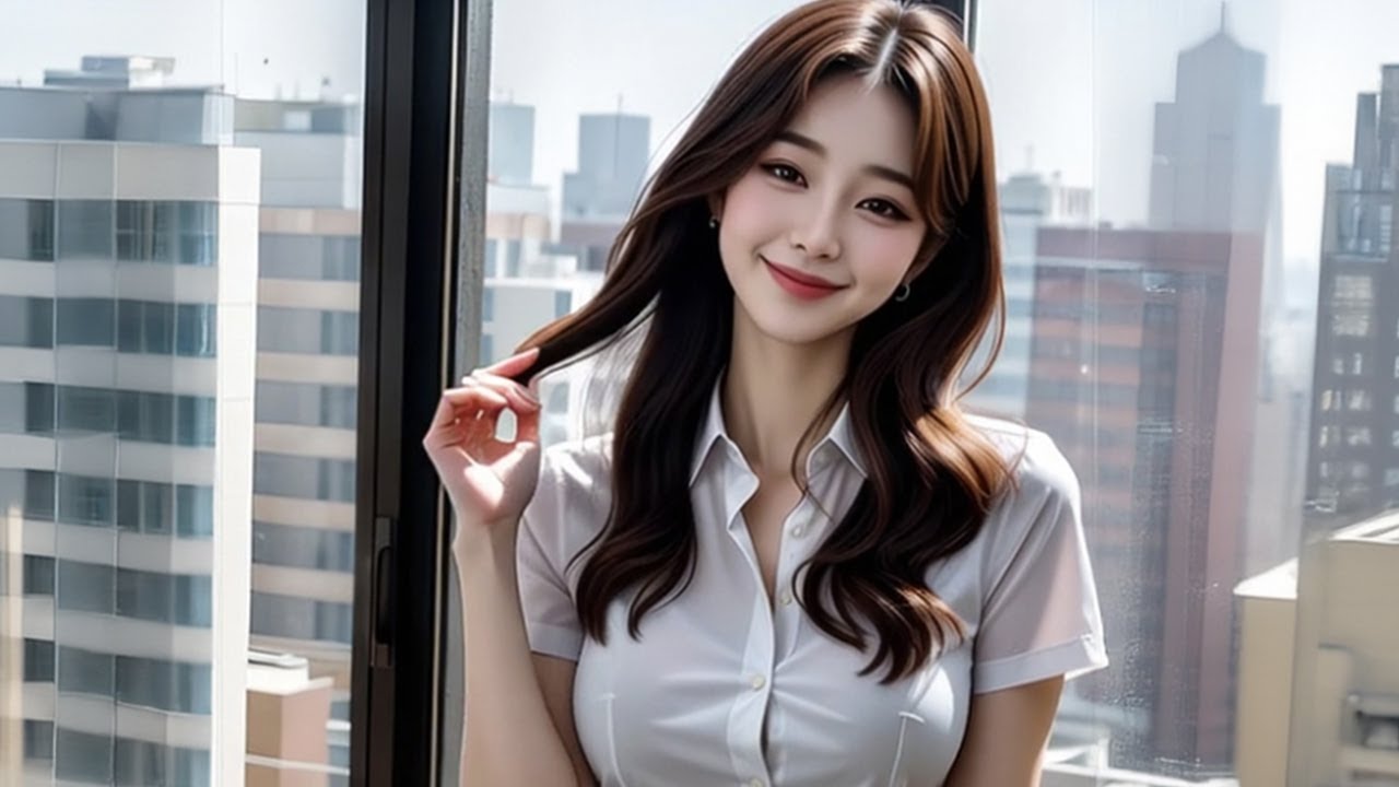 [4K lookbook] Outfit Of The Day | office lady (OL) | short sleeves shirt miniskirt pantyhose