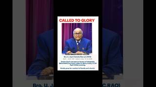 Bro J C RAO - MAN OF GOD | Called to Glory on 7th April 2026 | Warning Message to Hebron #Hebron