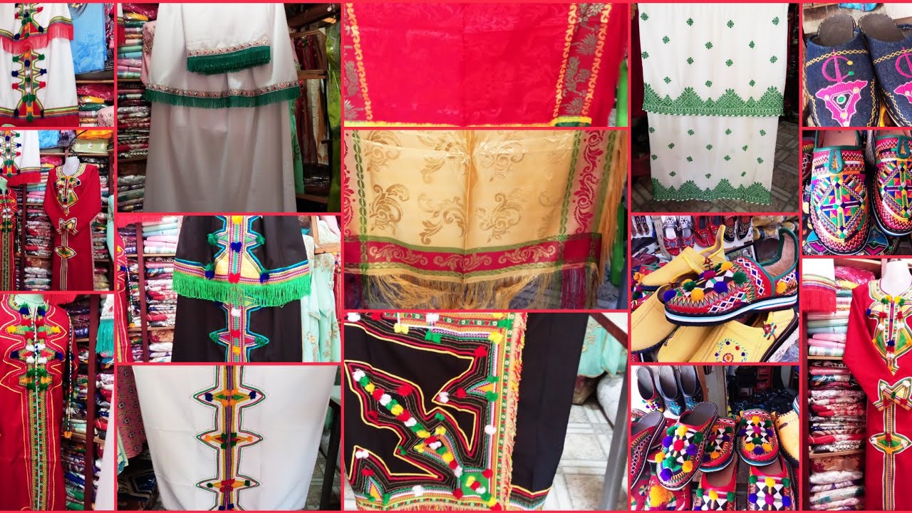 جولة خفيفة في محل بيع الملابس التقليدية بمدينة أيت باها