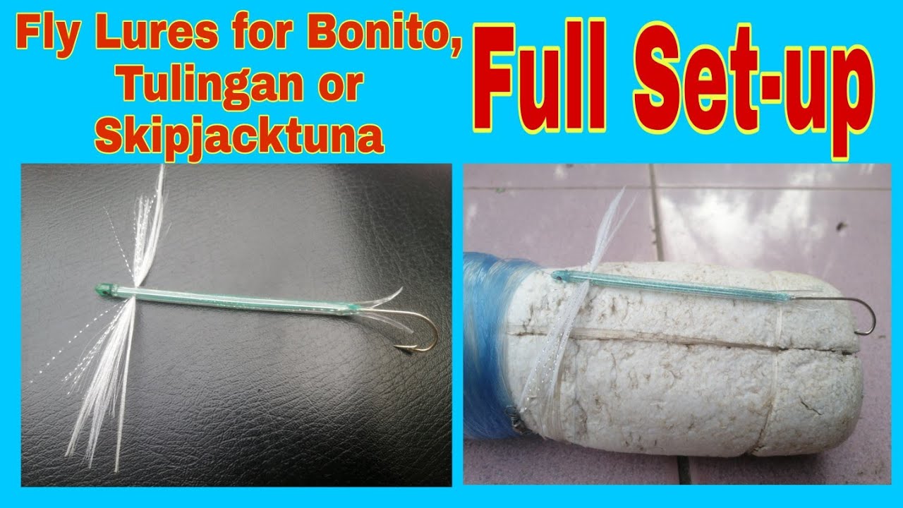 DIY: Fishing Lure sa Bonito, Tulingan o Skipjacktuna at Full Set-up ng Pain (Handline Fishing)