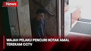 Seorang Pria Terekam CCTV saat Melakukan Pencurian Kotak Amal di Masjid Sumbar