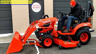 SO MUCH BETTER! How to remove & reinstall! The Kubota LA344 SwiftTach Front End Loader BX Series