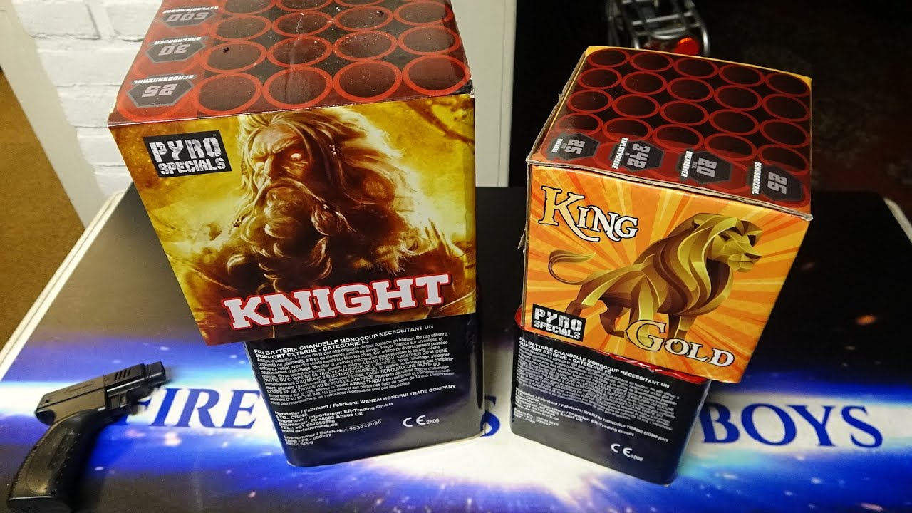 Pyro Specials - Knight & King Gold