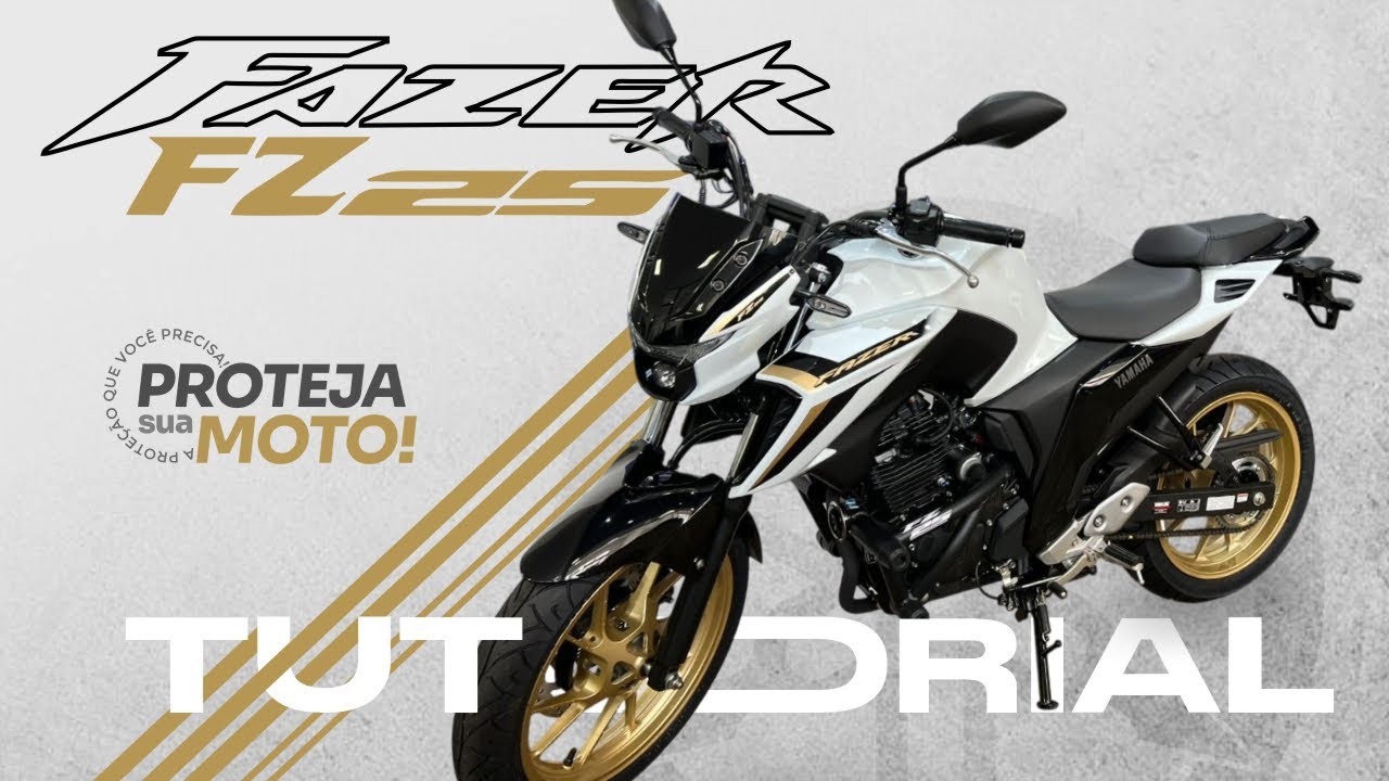 Tutorial de instalação do Stunt Cage FZ25 ano 2024. Protetor FZ25 da Stunt Race Brasil 