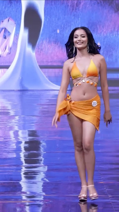 Swimsuit round , Sarangthem Nirupama  #missuniverseindia