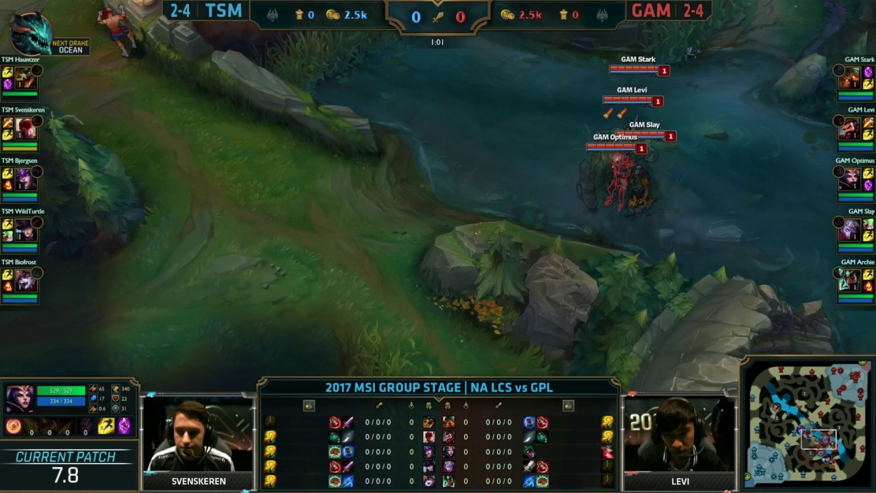 TSM vs GAM First Blood Invade @MSI 2017