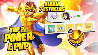 VOLTAMOS PARA O TOP 2? AIORIA 7 ESTRELAS FINALMENTE | Saint Seiya EX