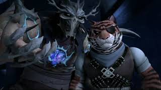 Leo, Karai and April vs Super Shredder