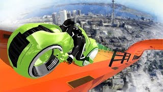 Mega Ramp - Tron Bike Extreme Stunts Android Gameplay screenshot 3