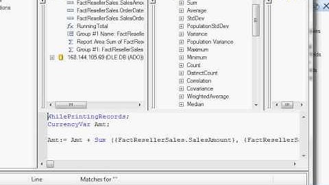 Crystal Reports Tutorial | How to Create a Running Total | ReportingGuru