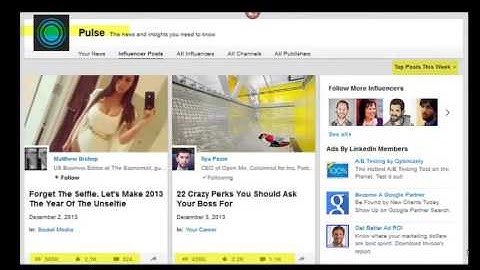 Using LinkedIn Pulse for Content Curation
