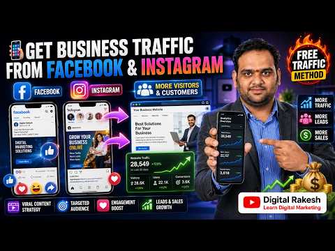 How to Get Traffic for Your Business from Facebook & Instagram | Social Media Marketing Strategy