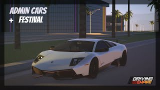 Driving Empire Admin Cars + FESTIVAL Part 8 | Roblox