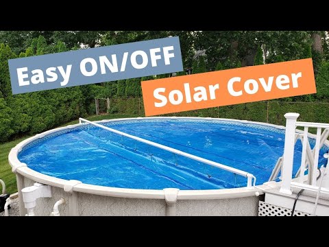 Solar cover reel review. Don't avoid using your solar cover because of the  on/off difficulties. 