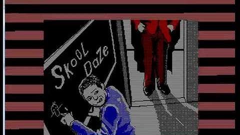 Skool Daze - Amstrad CPC - emulador Caprice32 v3.6.1 - probado Windows 7 x64
