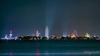 Cedar Point Fireworks, Lightning Storm Approaching  Time-lapse Short