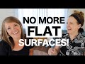 Removing flat surfaces for LESS clutter