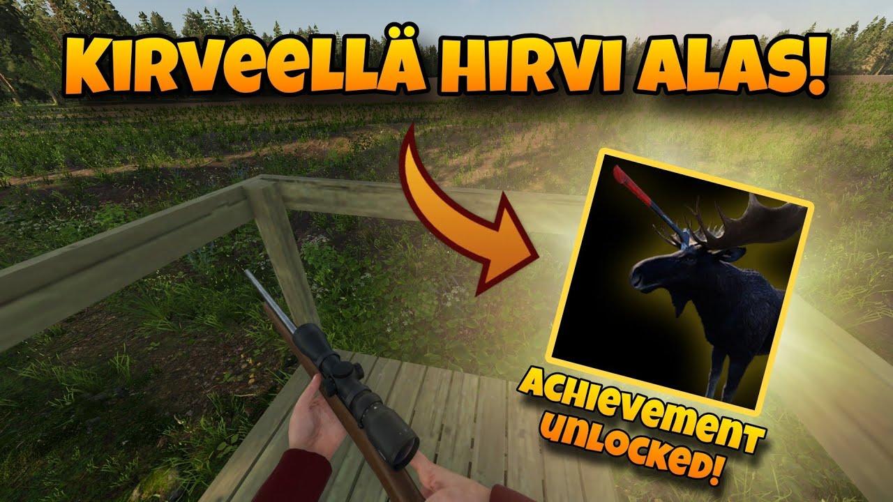Kirveellä hirvi alas! | Finnish Cottage simulator #7