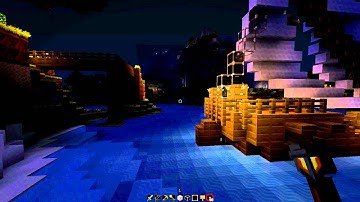 Minecraft with PureBDcraft and GLSL Shaders 2.0 with Bump Mapping Part 2