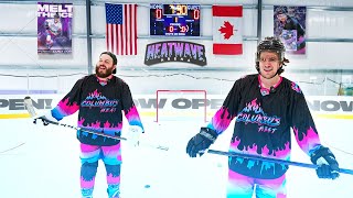 OUR FIRST SKATE AT MY DREAM HOCKEY RINK... *HEATWAVE ARENA*