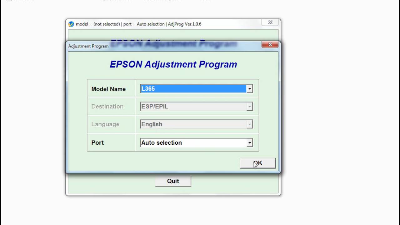 Epson adjustment program download l360