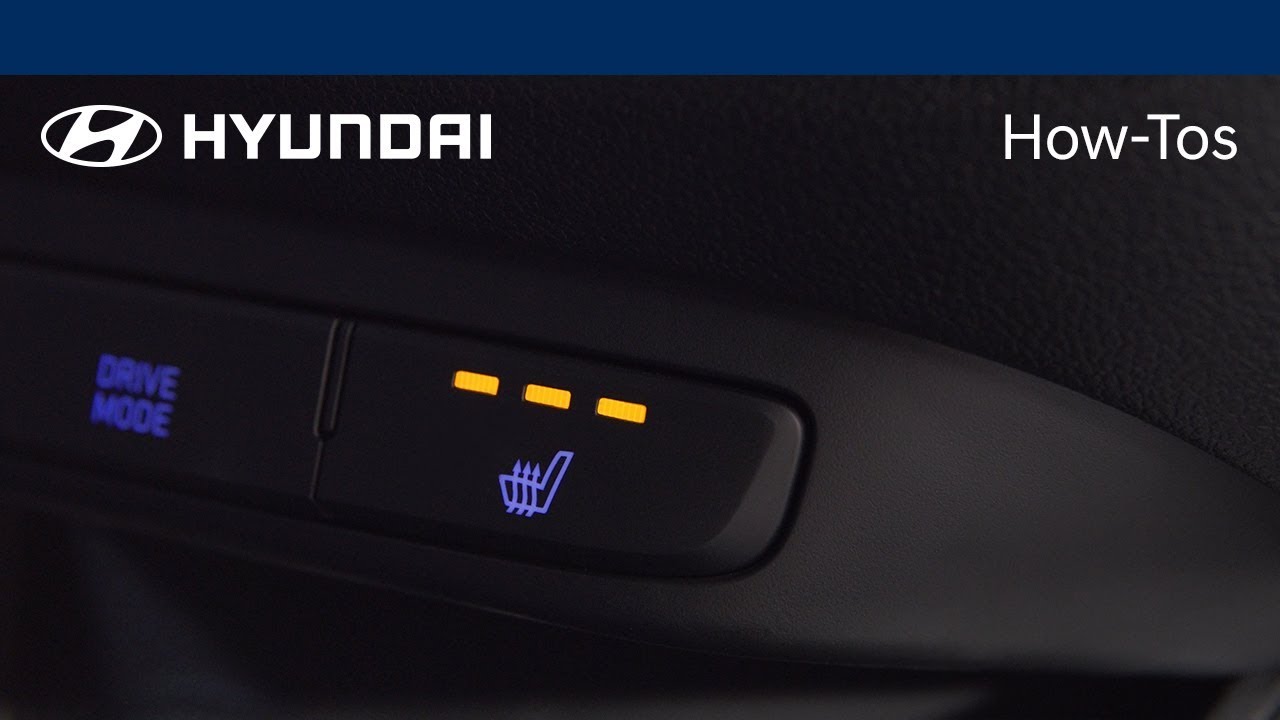 How to Heat Up the Front Seat Hyundai YouTube