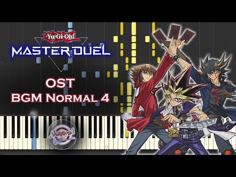 Yu Gi Oh Master Duel OST Normal 4 Synthesia Piano Cover / Tutorial