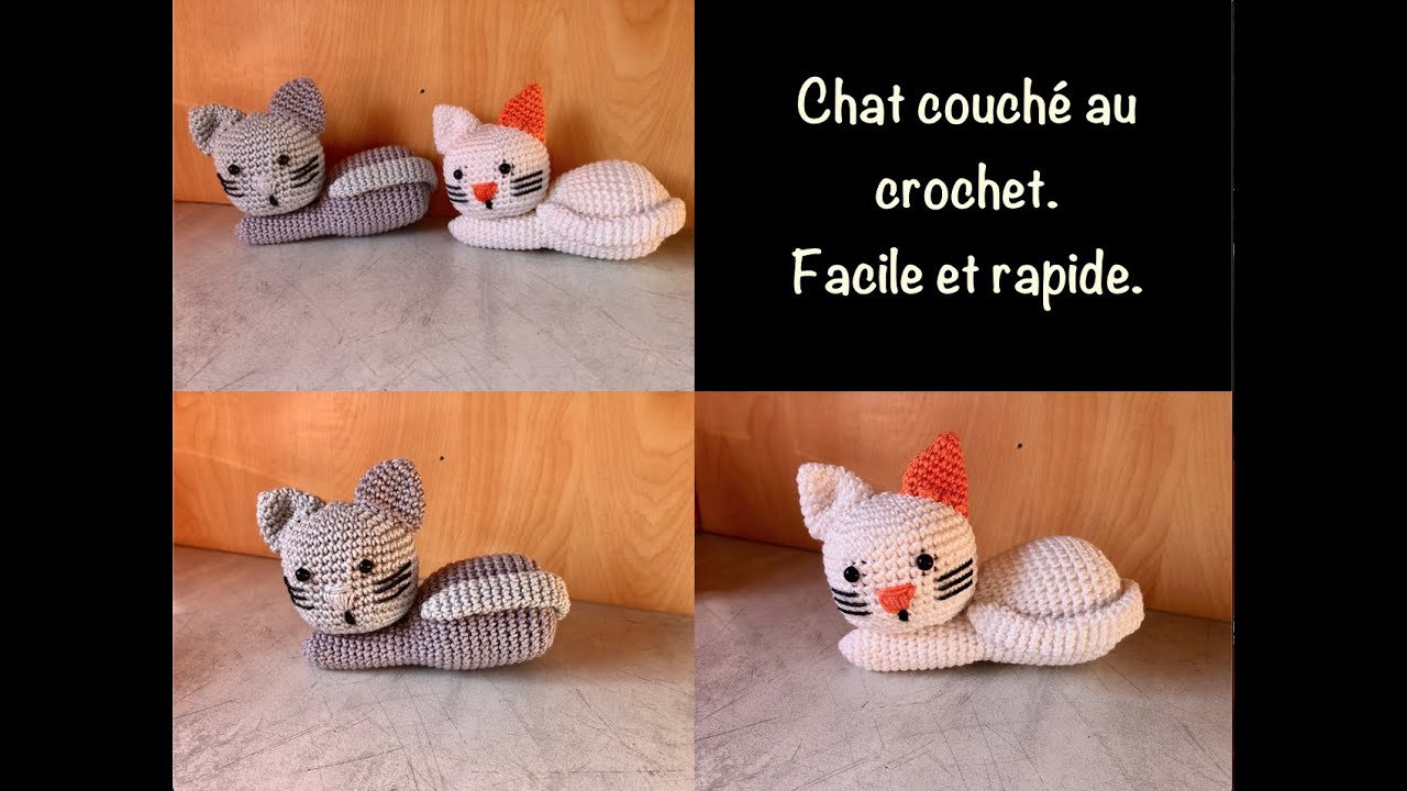 Tuto Chat Couche Au Crochet Youtube