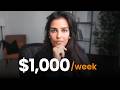 5 side hustles for an extra 1000 a week in 2024