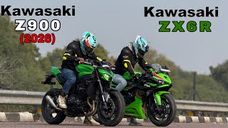 2026 Kawasaki Ninja Z900 Vs Kawasaki Zx6R Drag Race 1St Time On Youtube.