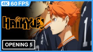 Haikyuu!! Opening 5 | Hikari Are | Creditless | 4K 60FPS Remastered