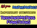Trigonometric functions||1st puc mathematics|important questions||#job#exam#education#2ndpuc