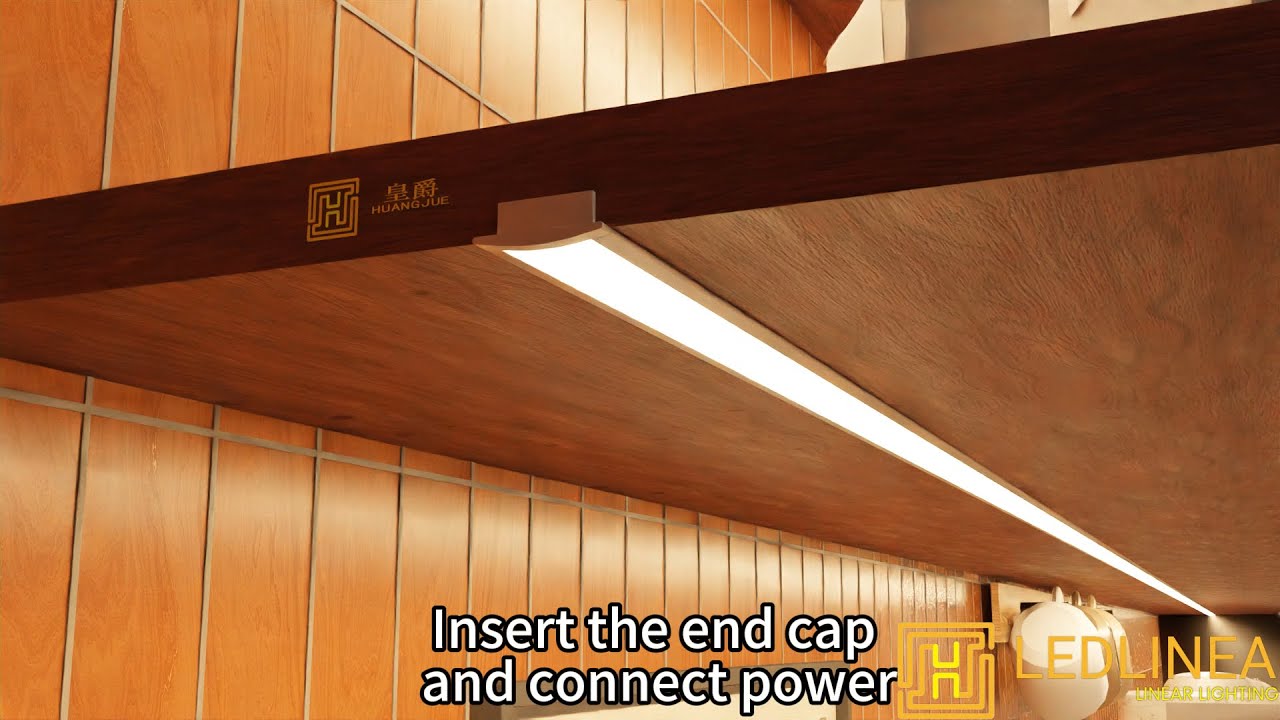 LEDLINEA 8mm led strip recessed aluminum profile.