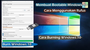 Cara Membuat Flashdisk Bootable Windows 10 - Cara Menggunakan Rufus GPT & MBR Windows 10