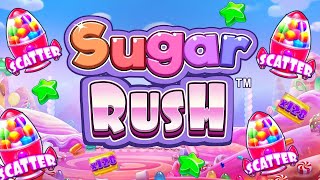 HITTING *RARE* 4 SCATTER RETRIGGER ON SUGAR RUSH (BONUS BUYS) screenshot 1