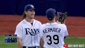 Kevin Kiermaier makes ranging over-the-shoulder catch vs Tigers
