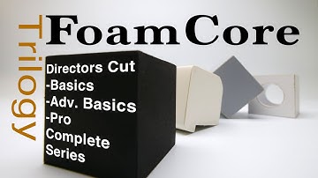 Foam Core Trilogy: Basics, Adv. Basics & Pro Guide FoamBoard model making