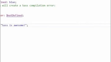 02 08 Sass Compilation Errors and DebugWarning Messages