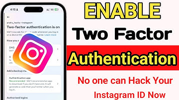 How to enable two factor authentication in instagram 2024 | Instagram Two Step verification (HINDI)