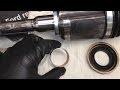 Ford Fusion 6F35 Transmission LH Axle Seal Leak Repair