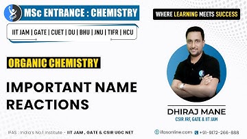 Important Name Reactions for IIT JAM Chemistry 2023 | L-1