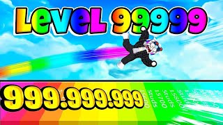 САМЫЙ 999 КИЛОМЕТРОВ ROBLOX How Far Can You Ragdoll, длинный прыжок на 99.