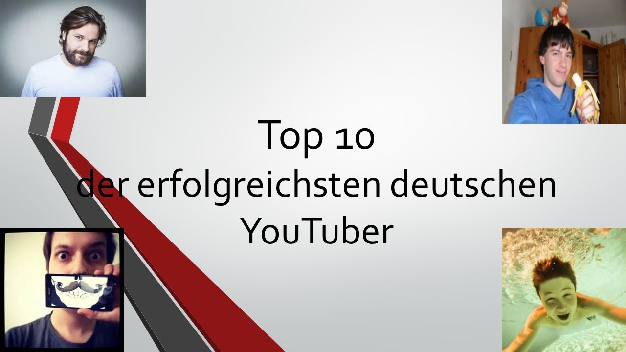 Top 10 der erfolgreichsten deutschen YouTuber (Juli 2015; nach Aufrufen