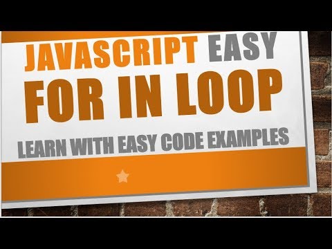 Use of For in Loop in Javascript Objects
