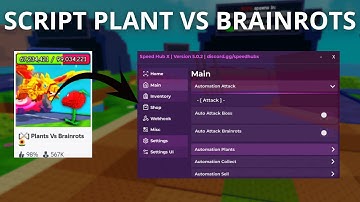 Plants Vs Brainrots Script | Brainrot Spawner, Auto Farm, Auto Plant, Sell & More *NO KEY*