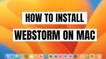 How To Install WebStorm on Mac Os
