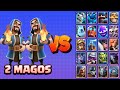 2 MAGOS vs TODAS LAS CARTAS | Clash Royale